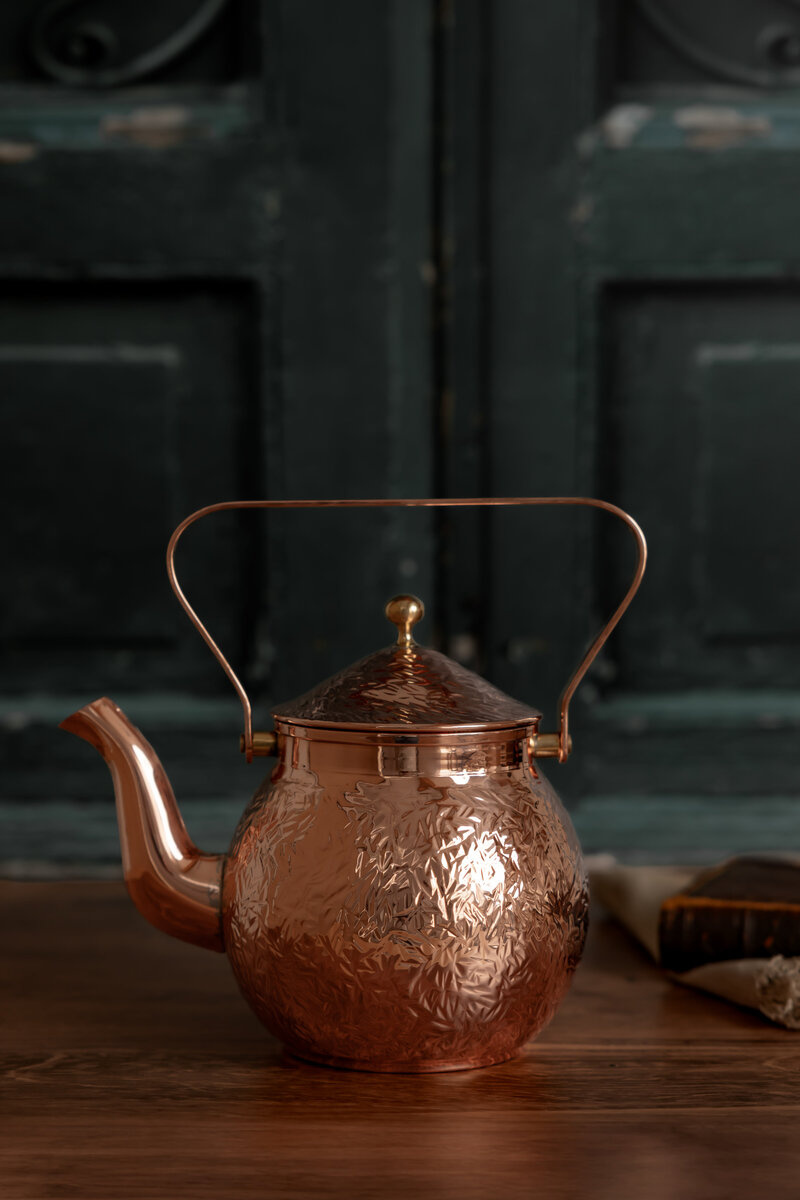 Coppermill Kitchen Hammered Teapot 1