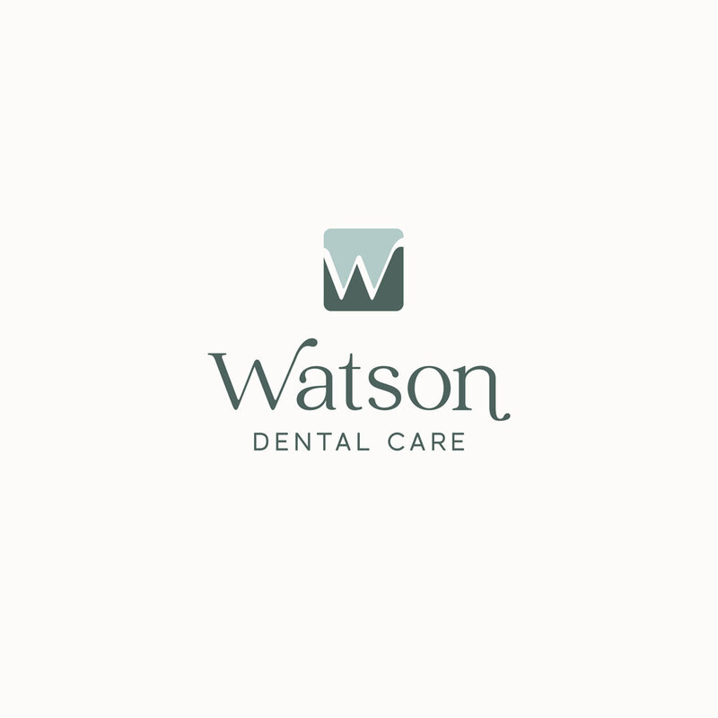 Watson Dental Care logo design