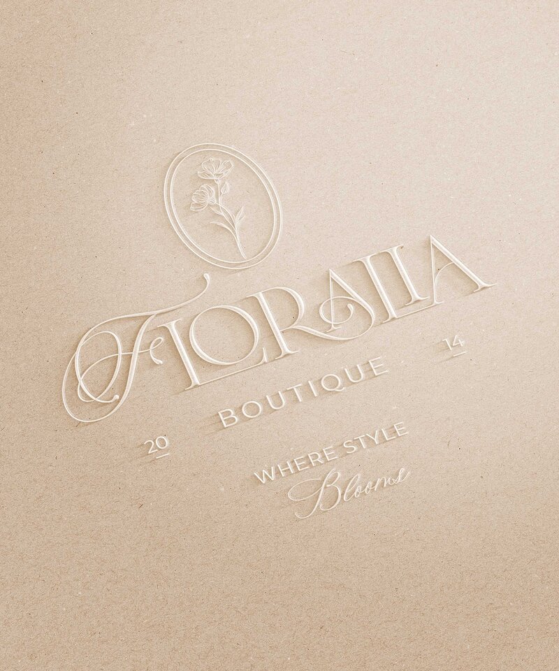 Hand Drawn Floral Logo and Branding
