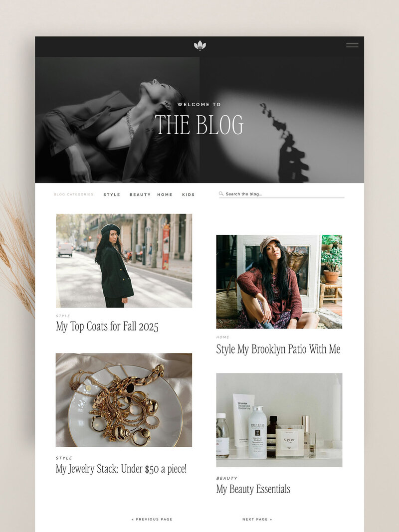 MilanInfluencerWebsiteTemplate06