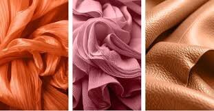 three different fabrics in red and tones of red