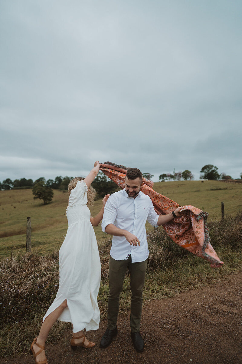 Emily + Tim Couple Portraits - Maleny Hinterland -202305