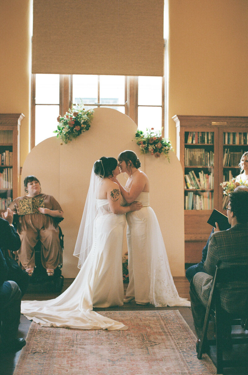 Celebrating LGBTQ+ weddings with honest, artful photography on film and Super 8. Real love, real moments—cincinnati