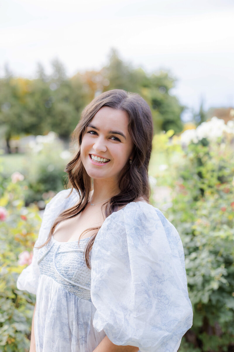Light and airy outdoor portrait by a Provo Utah county photographer, featuring bright lighting+ natural posing and legacy heirlooms. 