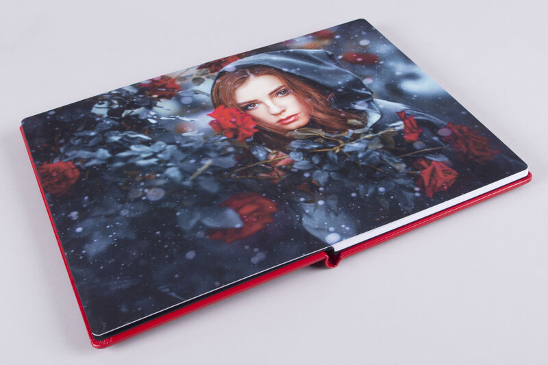 Photo Album layflat rigid paged professional product portrait format full spread image