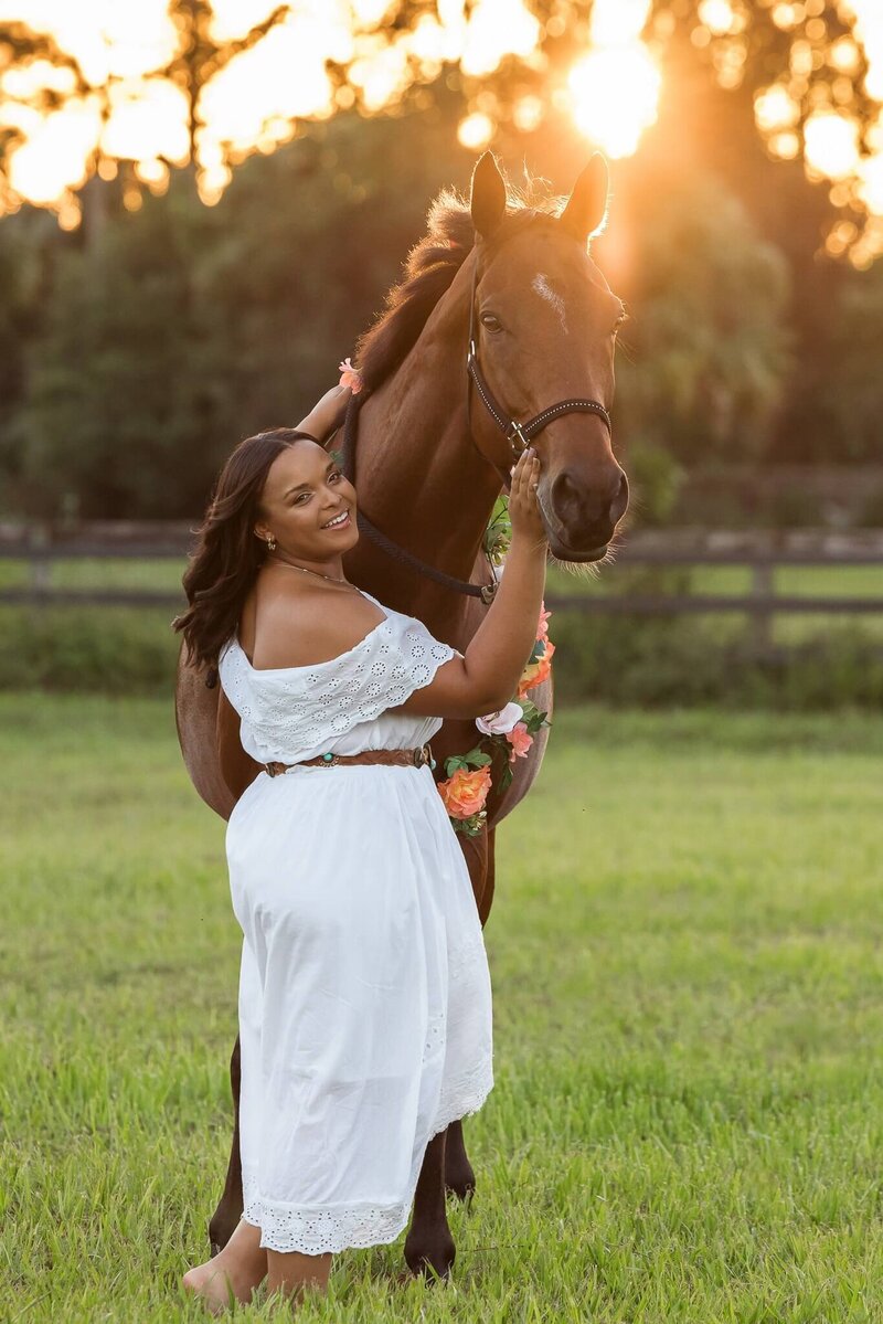horse with his owner