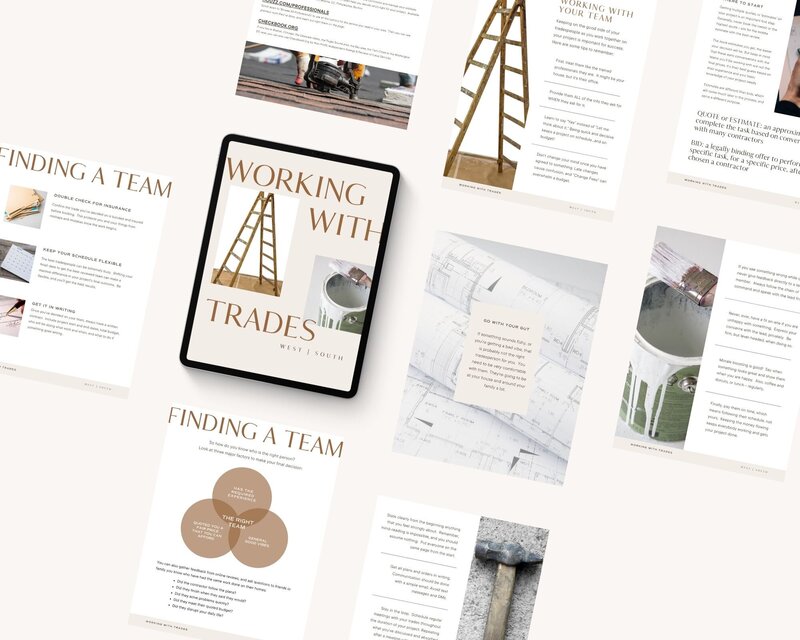 WORKING WITH TRADES PAGES