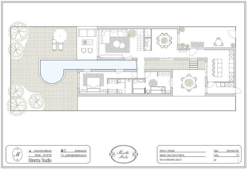 Plano de amueblamiento planta 0