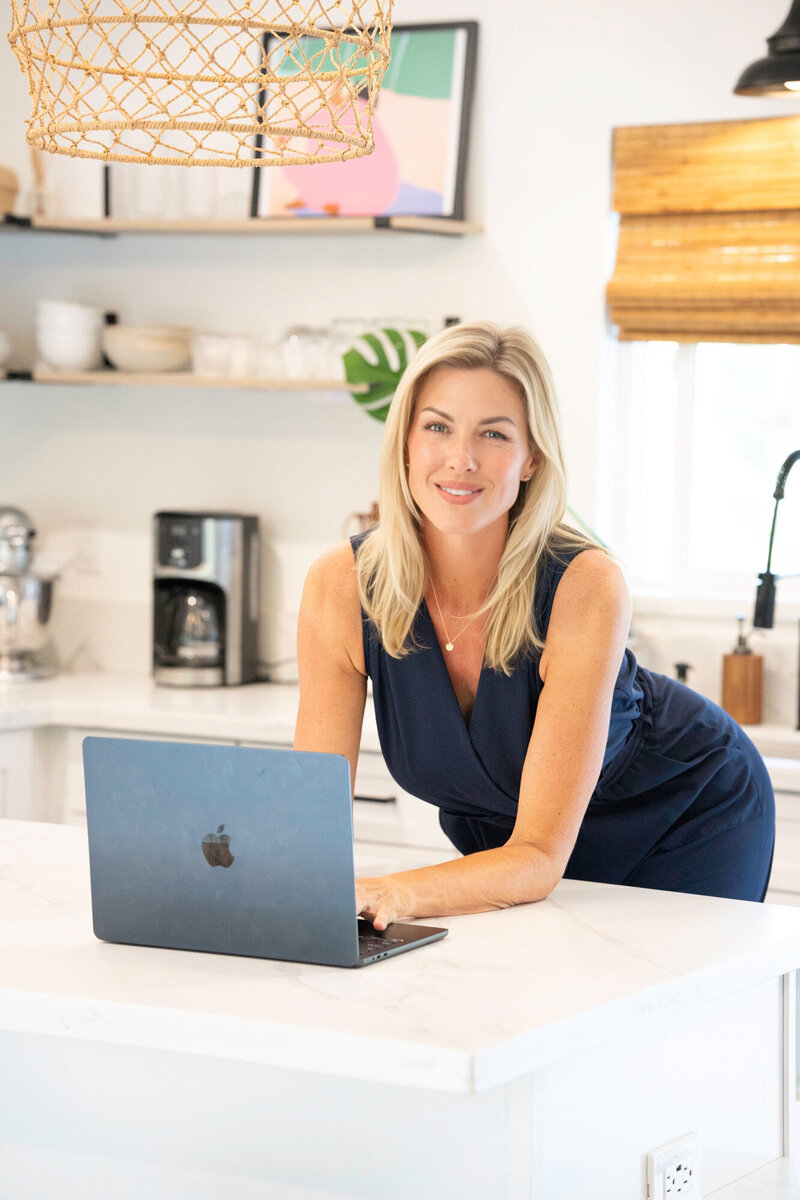 Ivory Kalber with Laptop