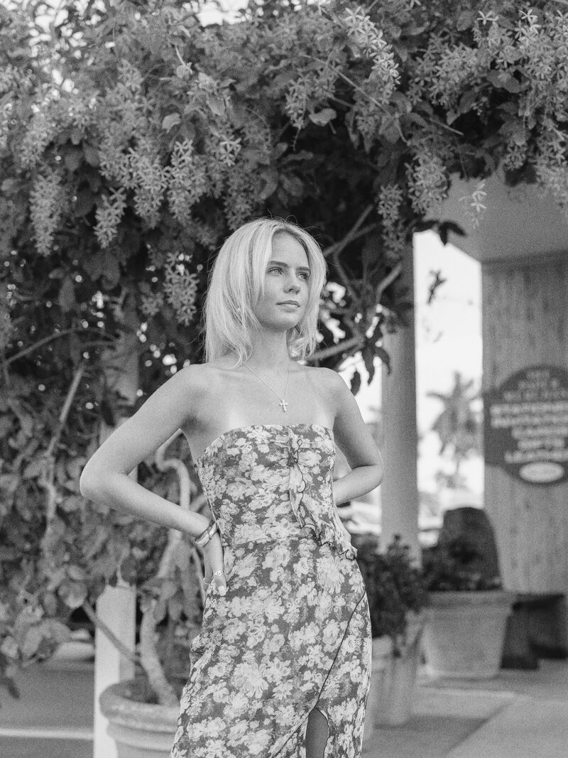 high school senior portraits downtown Naples Florida