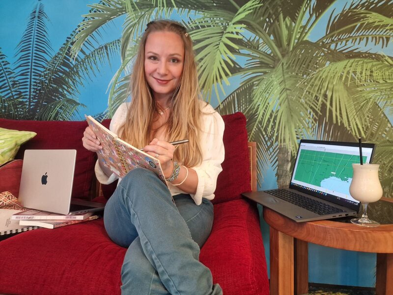 Poznej svá unikátní místa na zemi. (Příprava na konzultaci astrokartografie ve 2 ráno při plavbě na Bahamy.)