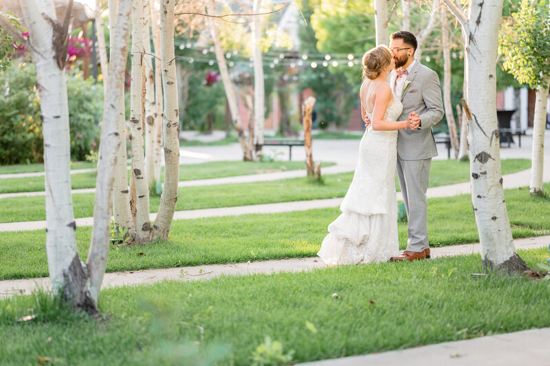 Garden Wedding in Colorado at Brookside in  Berthoud Colorado