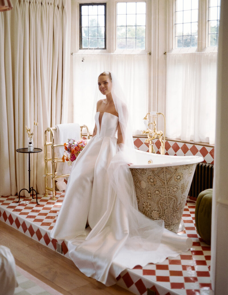 35mm bridal portrait at Kin House