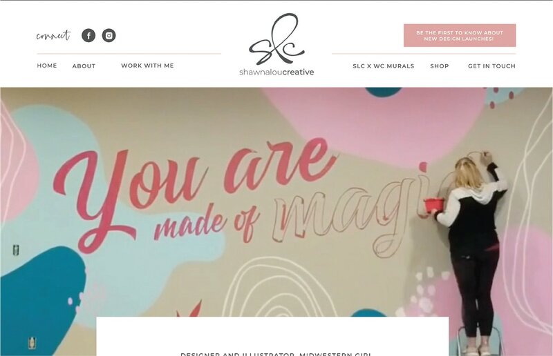 Shawna Lou Crative | Showit Website by Artisan Kind-01