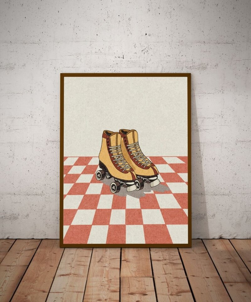 Skates Print