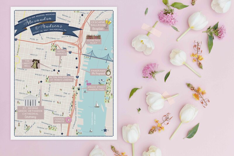 Weddings Map