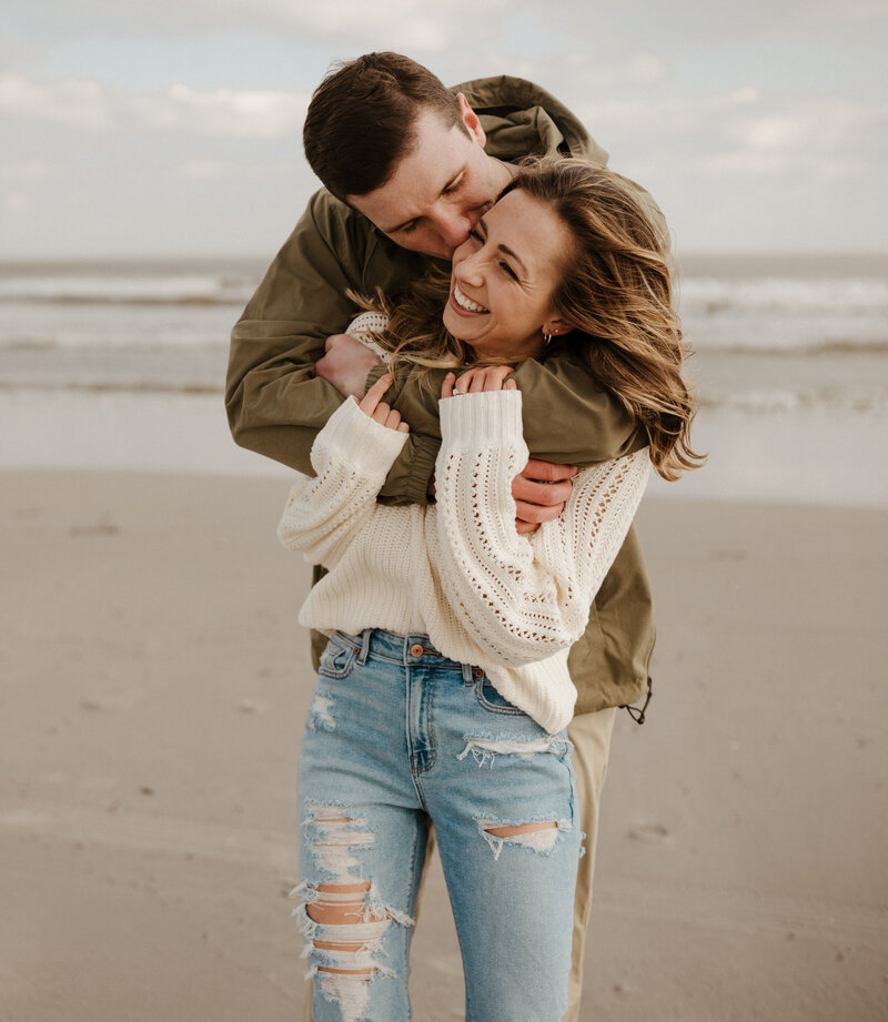 Engagement session in Huntington Beach