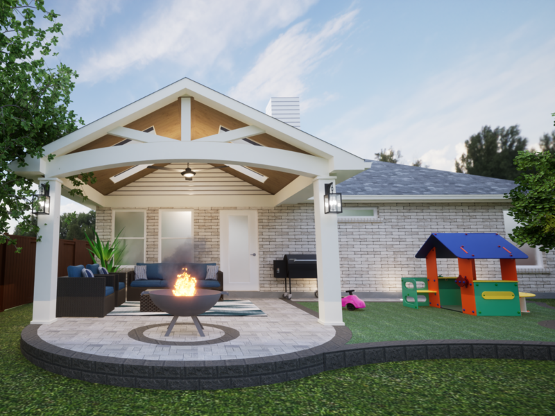 Terrace Outdoor Design - Rendering - Murphy - Image9