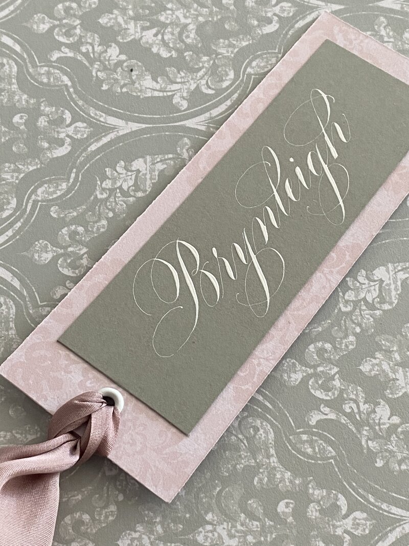 calligraphy bookmark 3