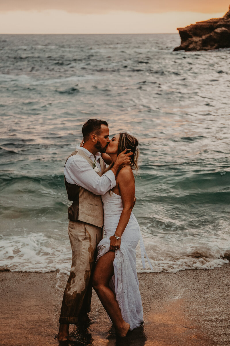 southern california beach elopement
