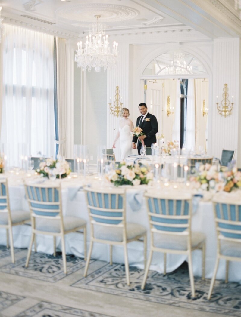 Indiana_Michigan_Wedding Planner_Hotel Carmichael_Carmel Indiana_Wedding Day Editorial_Bride & Groom_Reception_Table Setting_Wedding Decor