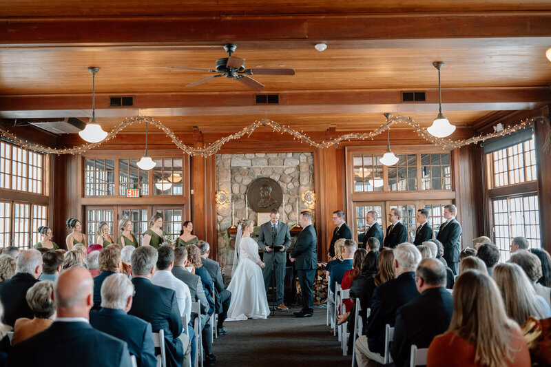 Michigan wedding ceremony