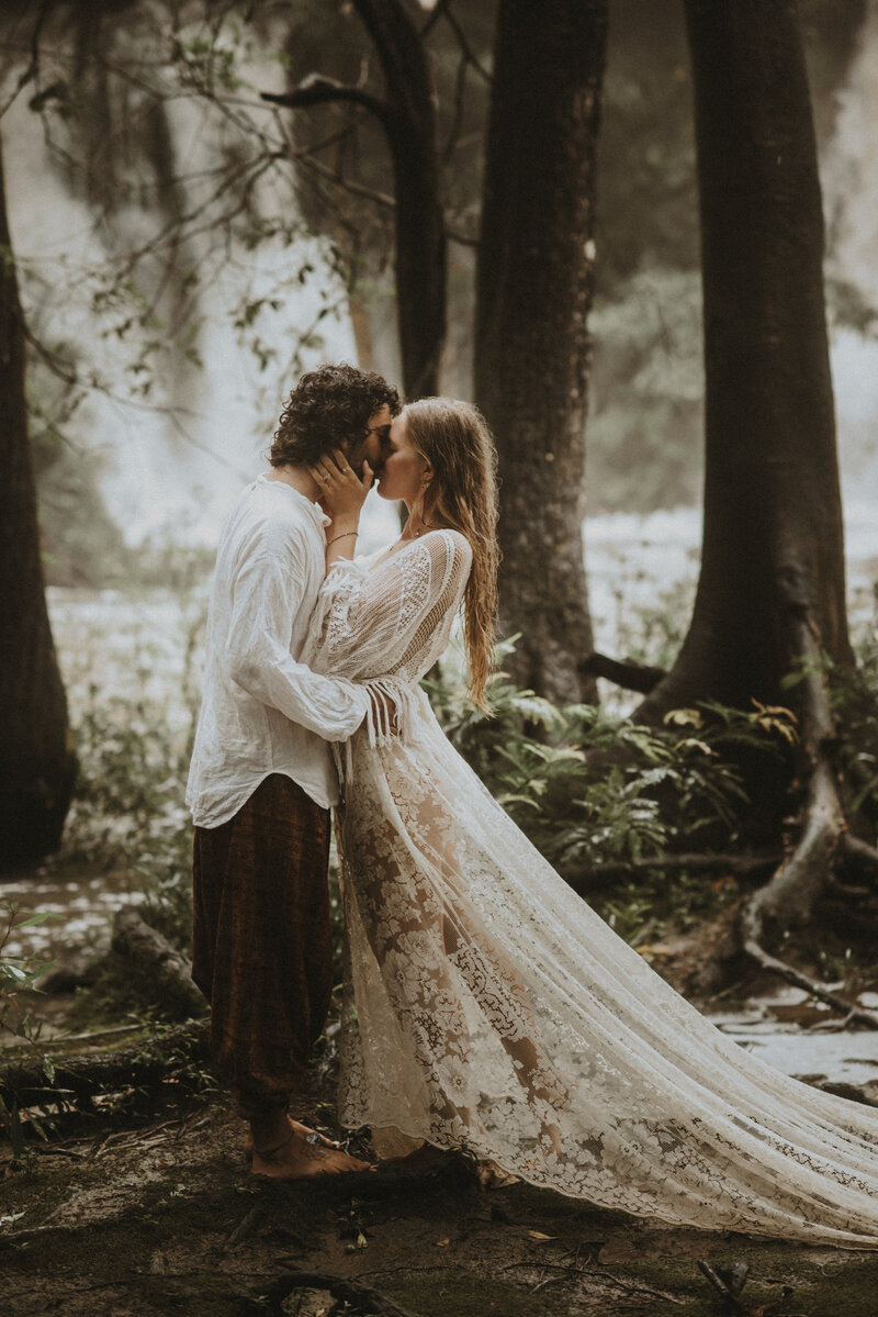 Palenque Waterfall Adventure Elopement
