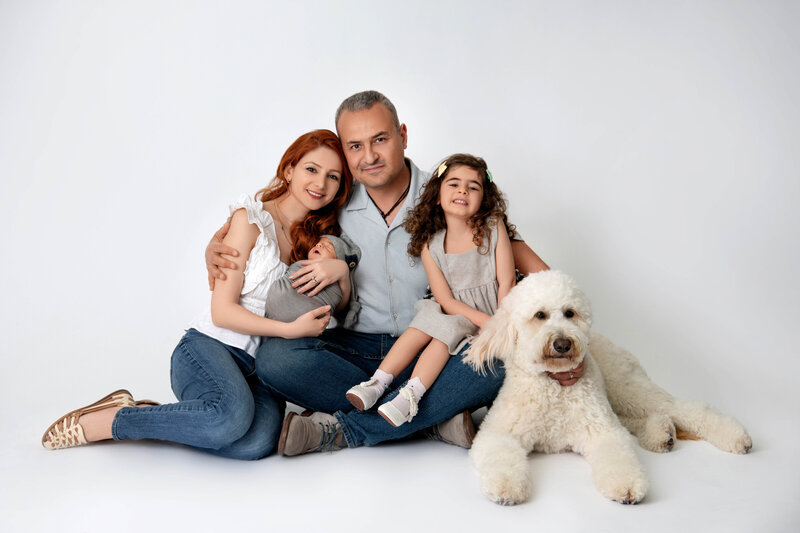 Young family portrait in greater Los Angeles by Diane Gabriel