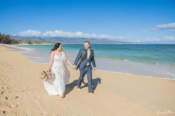 Baldwin beach wedding venue Maui, Hawaii