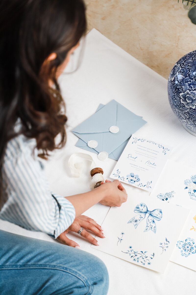 Wedding Invitations | Komal & Color