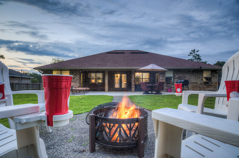 grill and fire pit