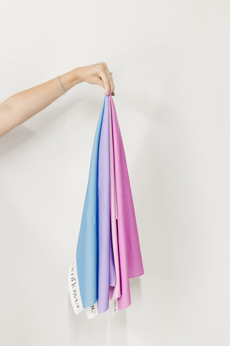 clothes hanging on a rack