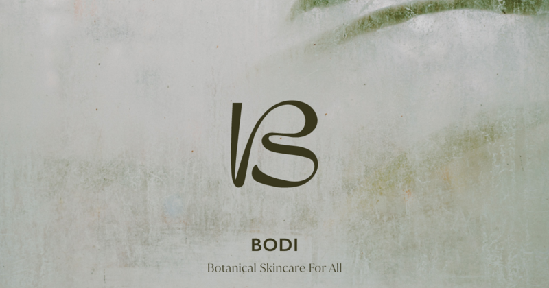 Bodi botanical skincare logo design