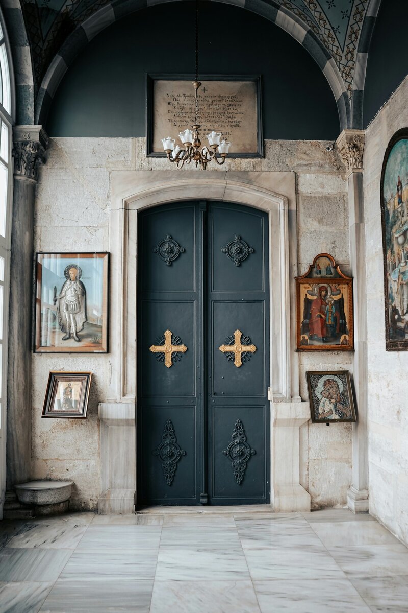 Italy church doors