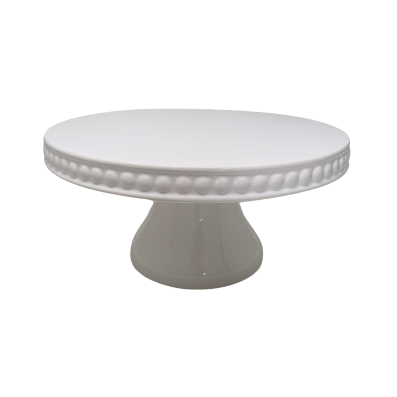 CORA Beaded Cake Stand LRG
