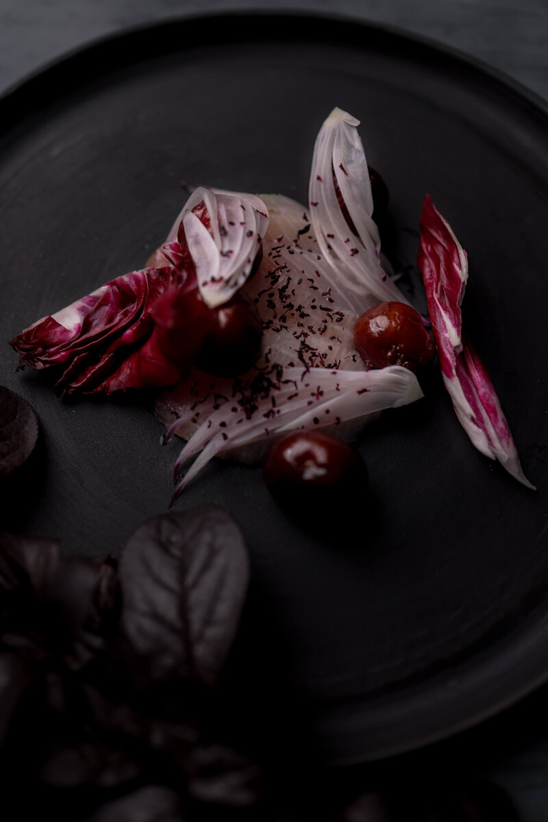 Crudo Dish for Restaurant Photo Styling