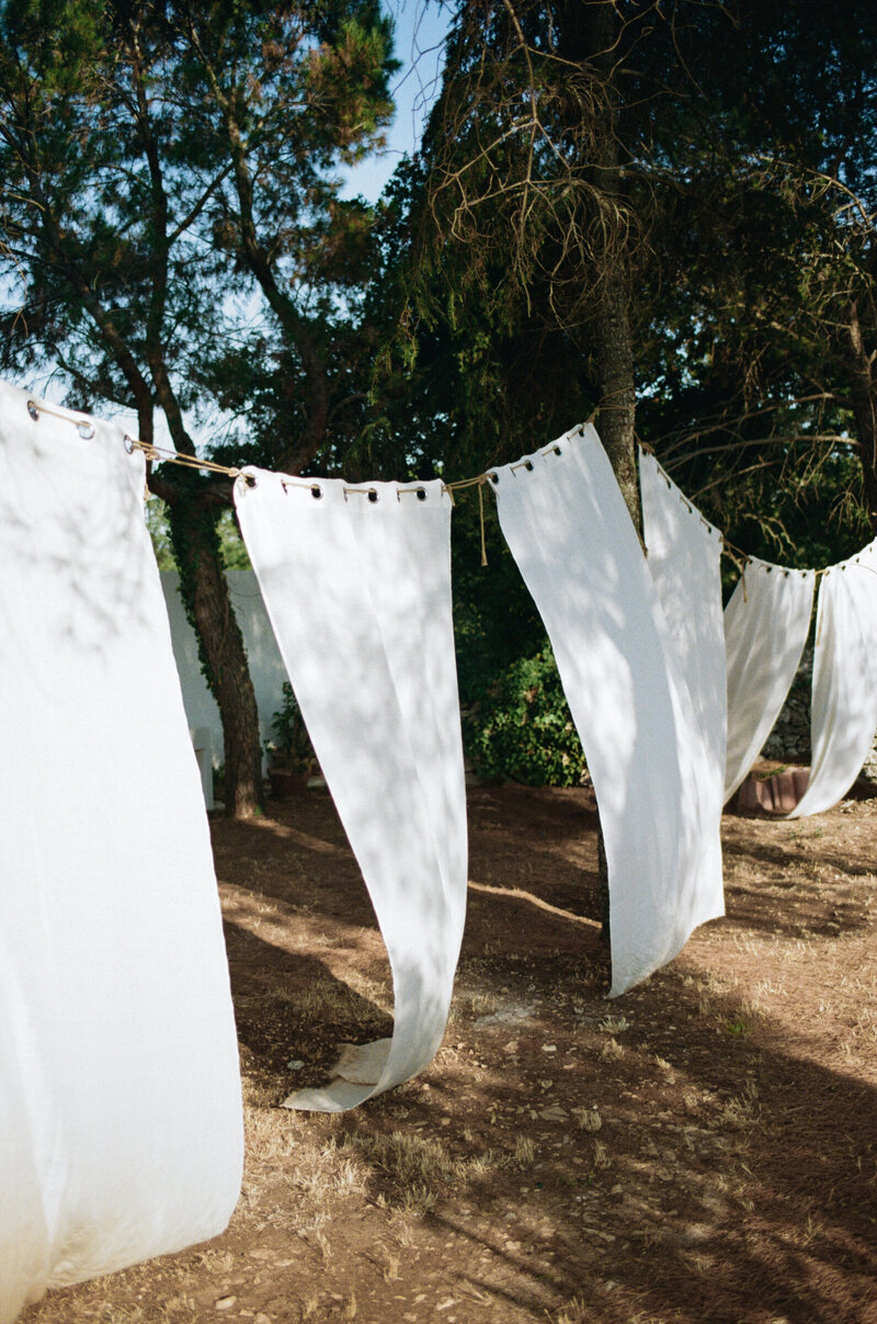 Puglia wedding ceremony styling 