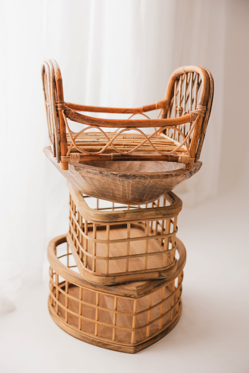phoenix newborn photographer rattan newborn props