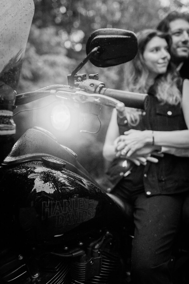 28_Eagle_River_Wisconsin_Lake_Cabin_Rainy_Engagement_Photos_Motorcycles_Harley_Davidson_James_ Stokes_Photograhy_WI.24