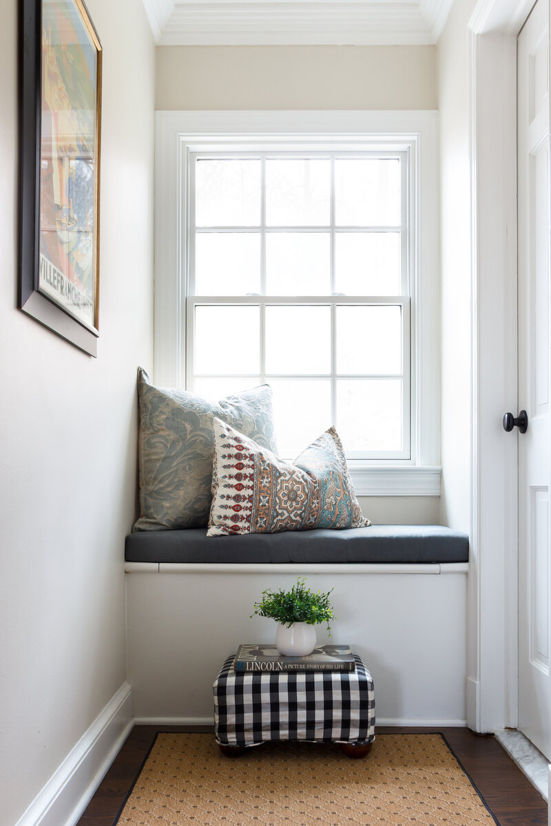 Bethesda, MD interior design for sitting area