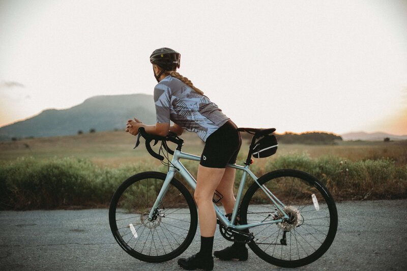 Man on bike in Oklahoma