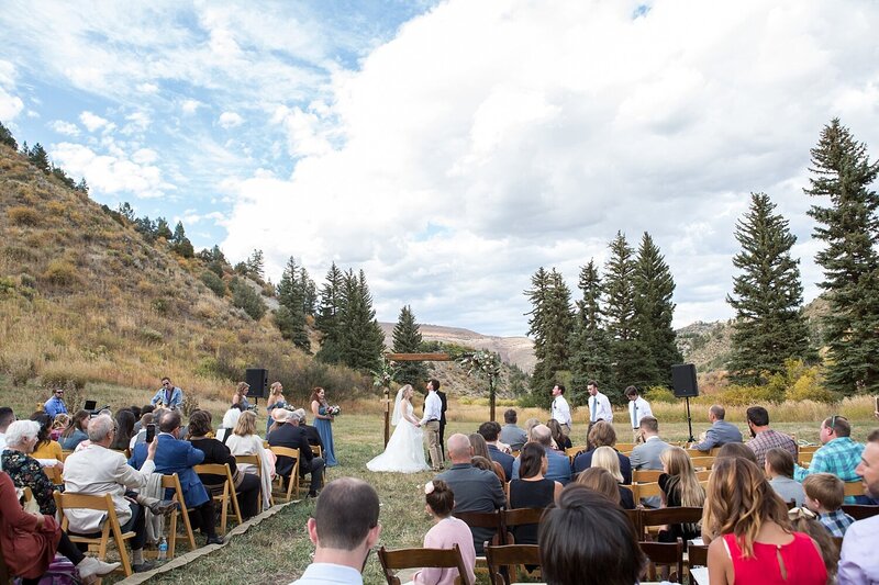 Vail outdoor wedding