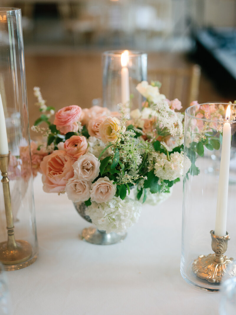 Black and white wedding details
