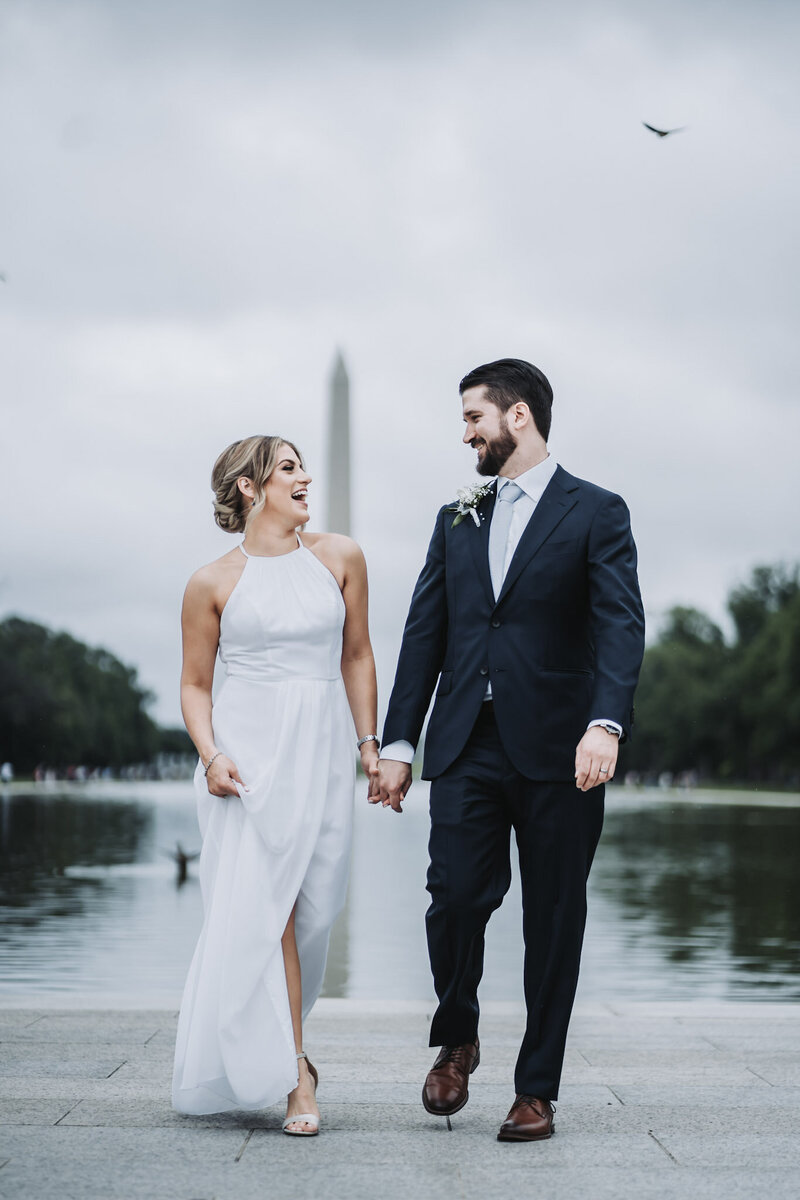 washington monument - Baltimore wedding photography
