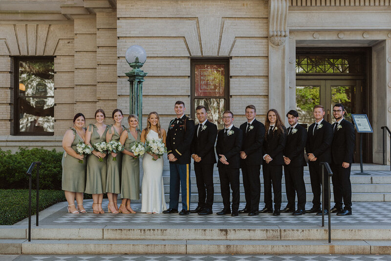 Groomsmen at Mae's Ridge