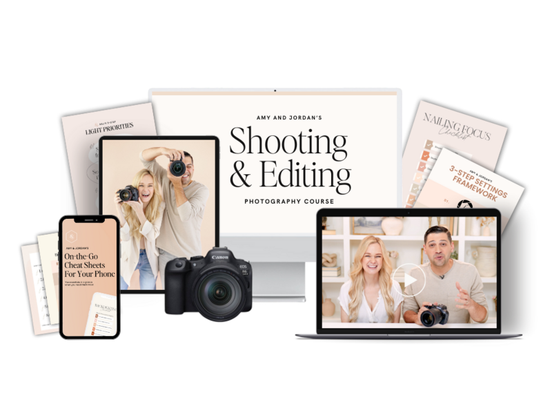 Amy & Jordan's Shooting & Editing Course | Online photography education for portrait and wedding photographers