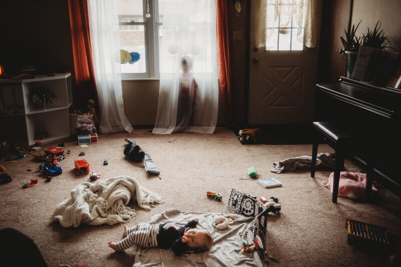 Real Life In Home Family Photography
