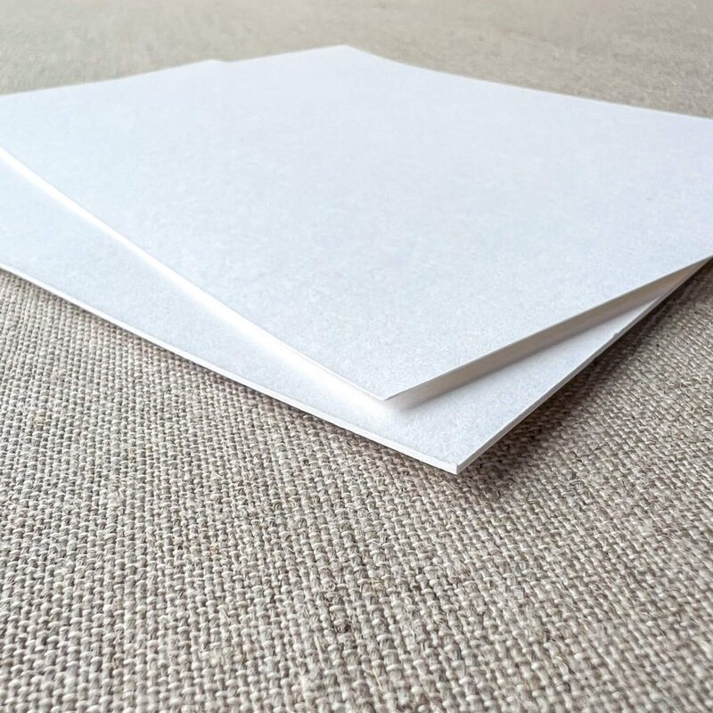 two different paper thickness samples