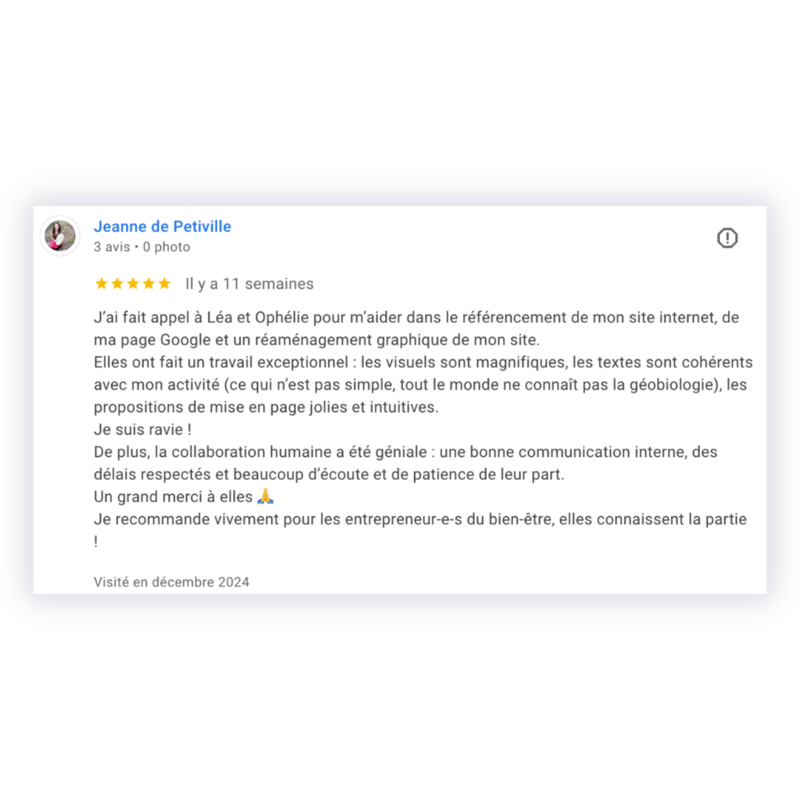 Avis - Agence Coésio - communication acteurs du bien-être