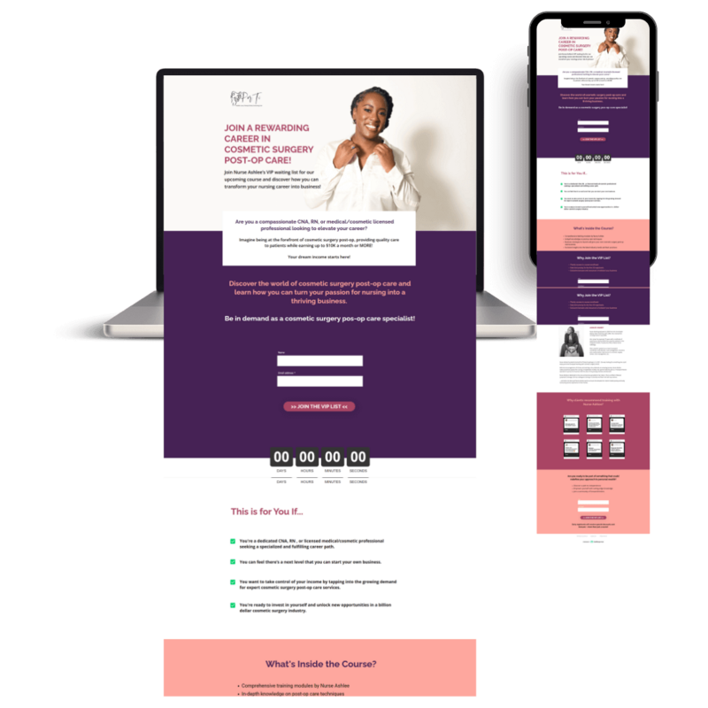 Sample sales funnel design by TereDevoy for optimized lead conversion.